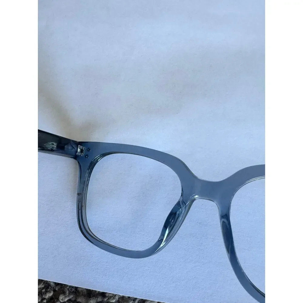 Blue Light Glasses Frame Only Rectangular Tortoise Fade Unisex 51-19-145